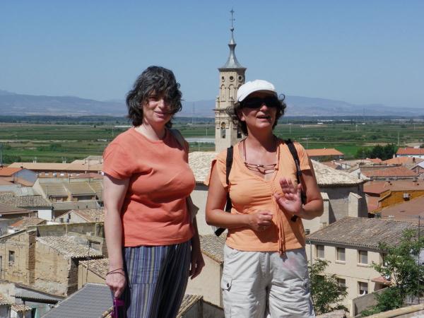 Isabelle et Muriel à Valtierra