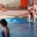 Allande, Isabelle et Muriel à la piscine