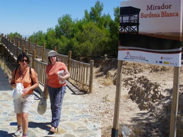 Muriel et Isabelle au mirador